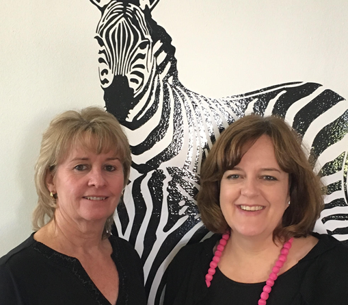 Founders of The Cowork Space - Wilna Beukes and Pauline Hawthorne